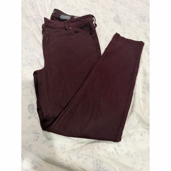 Buffalo David Bitton Women's Skinny Jeans Size 10 Purple 5-Pocket - Picture 4 of 6